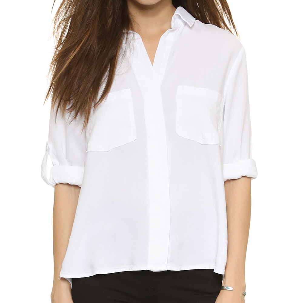 Bella Dahl Split Back Button Down, XS